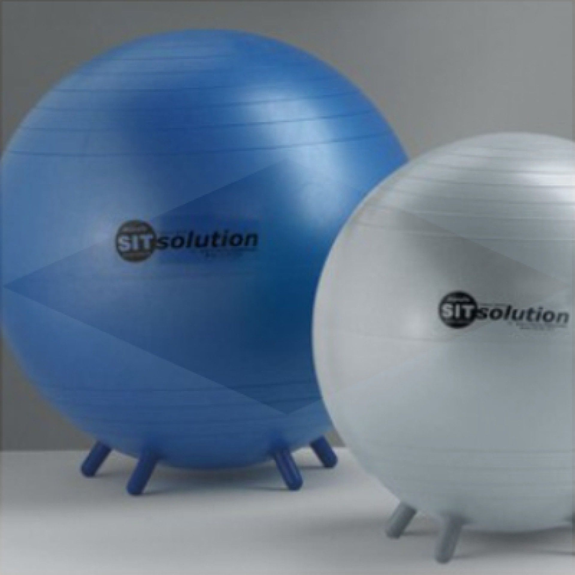 Bola de Exerc�cios Sit Solution | � 65 cm - Azul/Cinza