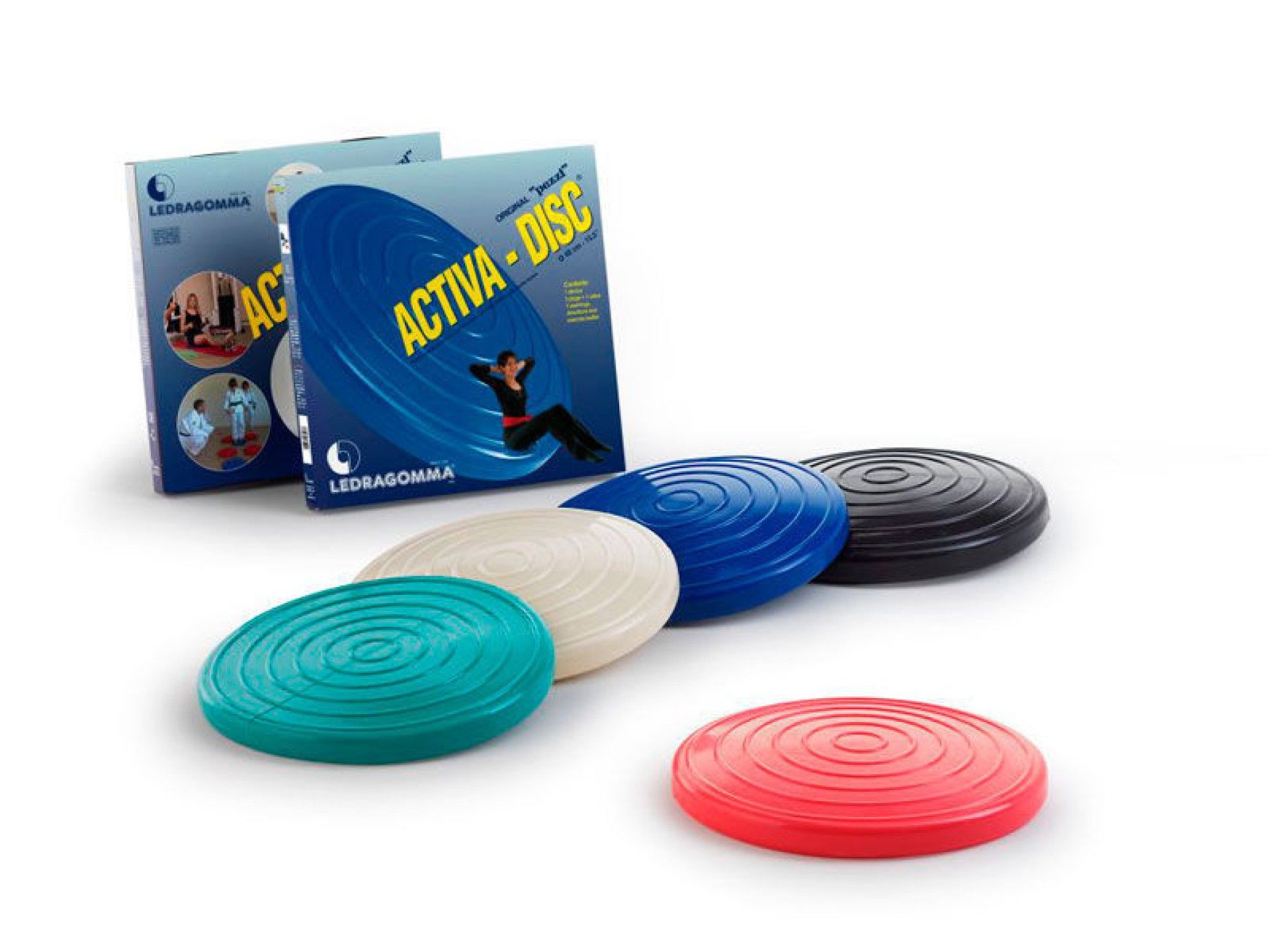 Disco de Exerc�cio Activa Disc | � 40 cm - Azul/Vermelho
