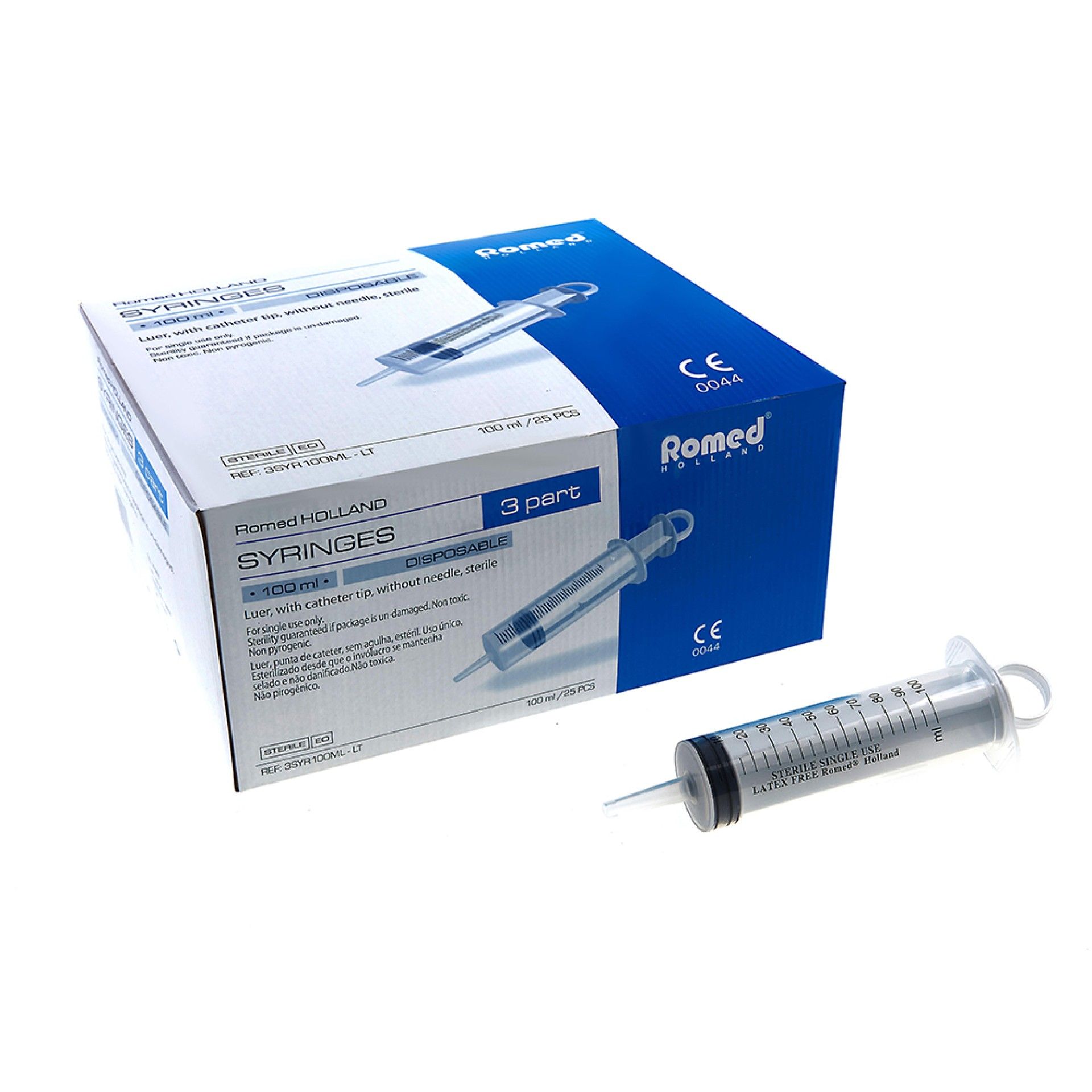 Seringa de Alimenta��o Descart�vel - 100 ml | 25 unidades