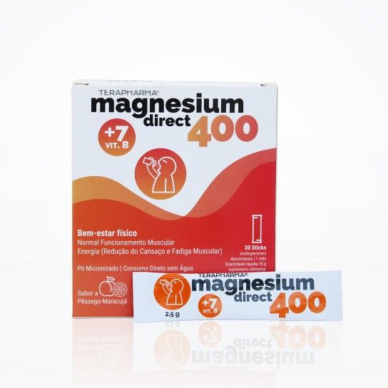 Magnesium Direct 400mg Sticks Orodispersíveis Magnesium Direct 400mg Sticks Orodispersíveis