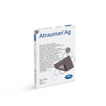 Atrauman Ag 5cm x 5cm - 10 unidades