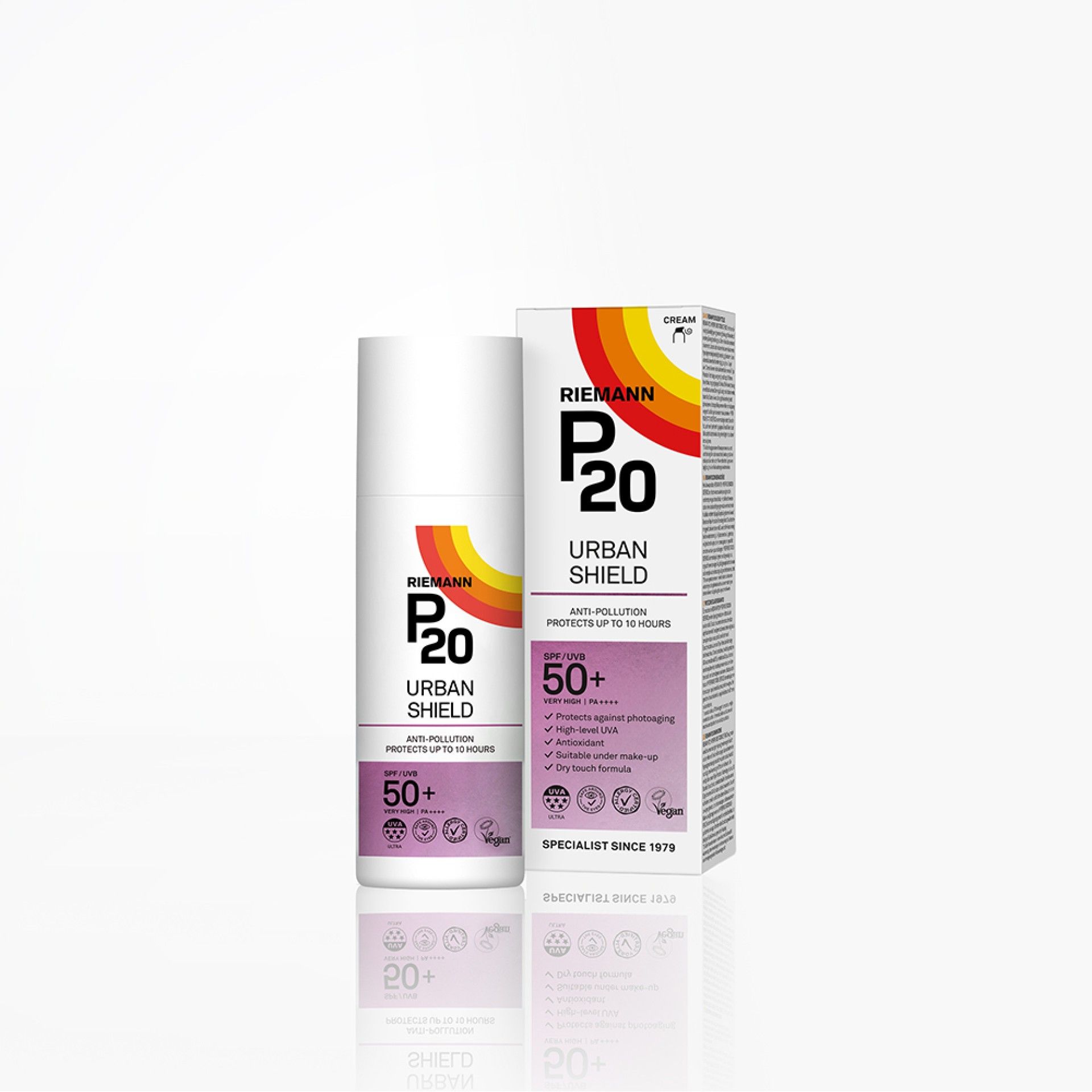 P20 Protetor Solar Urban Shield Face SPF 50+ 50 gr P20 Protetor Solar Urban Shield Face SPF 50+ 50 gr