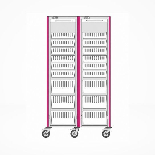 Arm�rio M�vel de Coluna Dupla para Dispositivos M�dicos Neop