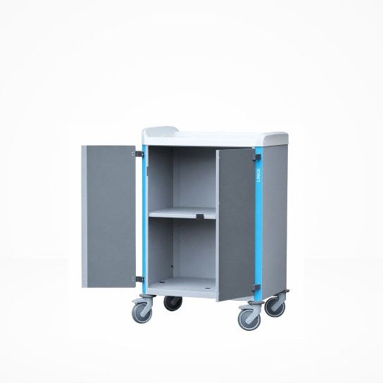 Carro para Distribuição de Roupa Limpa com Portas Neop Carro para Distribuição de Roupa Limpa com Portas Neop