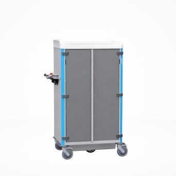 Carro para Distribui��o de Roupa Limpa com Portas e Motoriza��o EasyMoove Neop