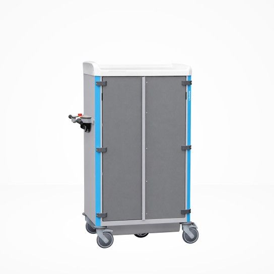 Carro para Distribui��o de Roupa Limpa com Portas e Motoriza��o EasyMoove Neop